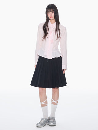 [OTR] bow striped shirt