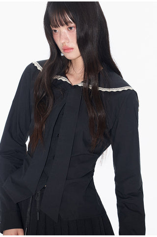 [OTR] sailor collar shirt