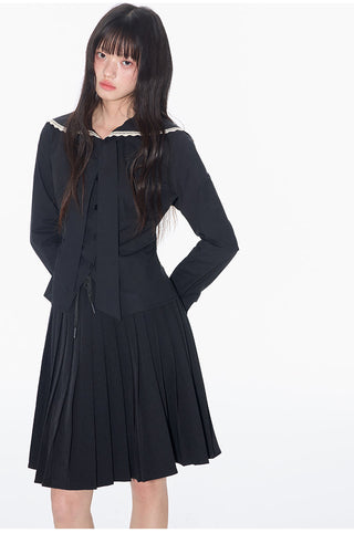 [OTR] sailor collar shirt
