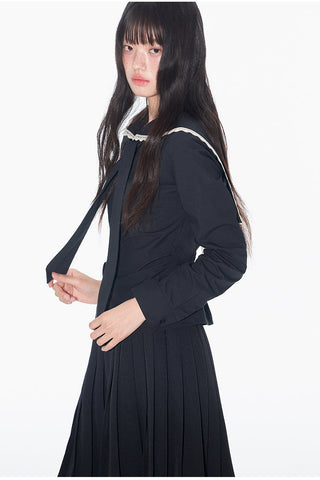 [OTR] sailor collar shirt