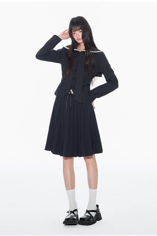 [OTR] sailor collar shirt