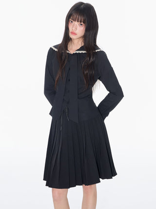 [OTR] sailor collar shirt