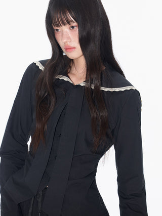 [OTR] sailor collar shirt