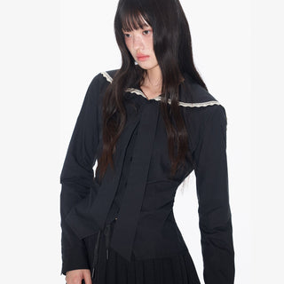 [OTR] sailor collar shirt