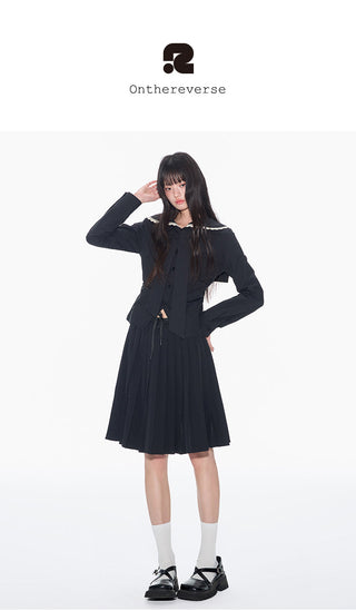 [OTR] sailor collar shirt