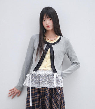 [OTR] polka dot cardigan