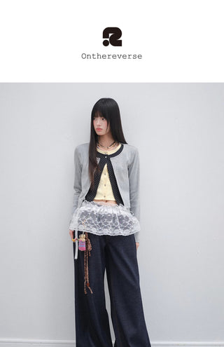 [OTR] polka dot cardigan