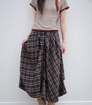 [OTR] plaid skirt