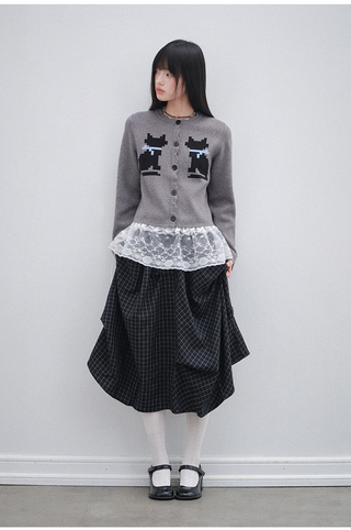 [OTR] plaid skirt