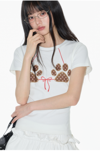 [OTR] bow cat tee