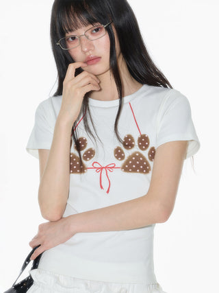 [OTR] bow cat tee