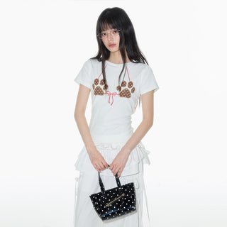 [OTR] bow cat tee