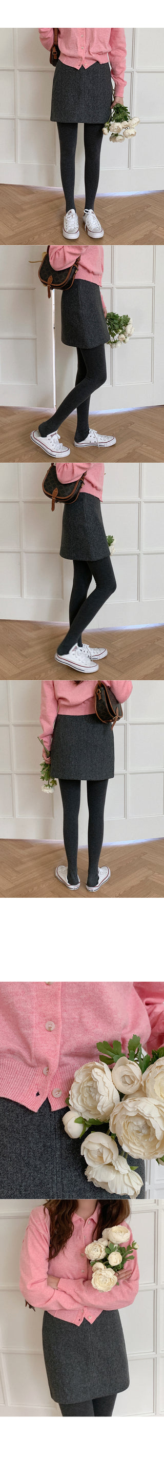Wool-blend colored cardigan
