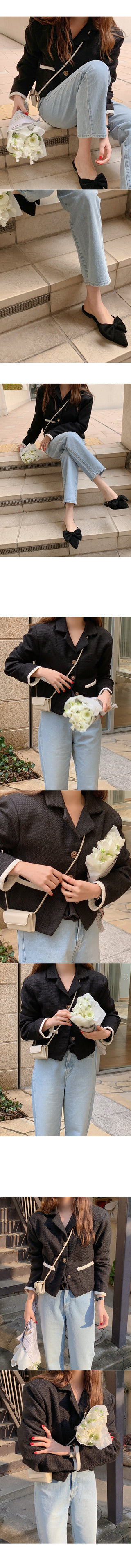 Tweed short jacket