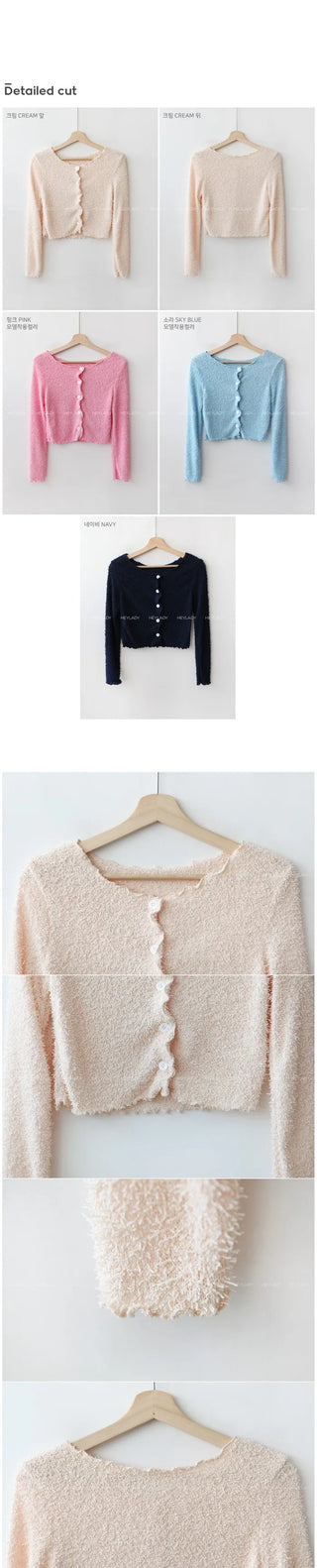 Teemen's stucco cardigan