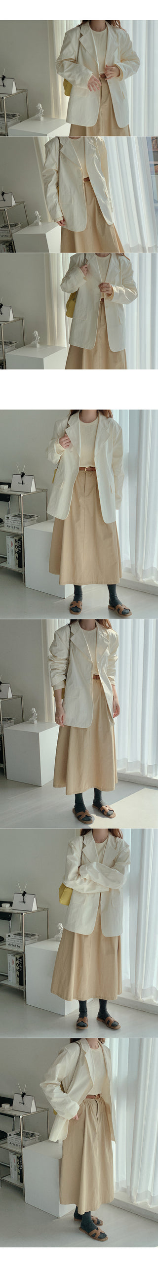 Cotton single jacket