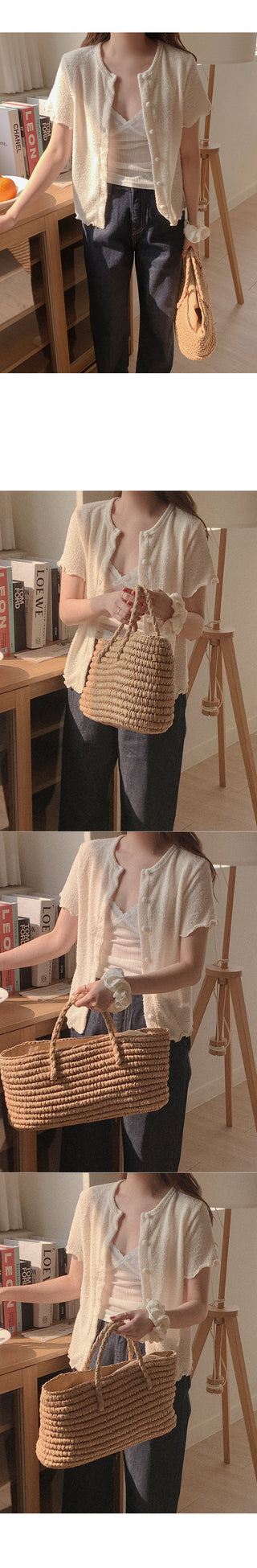 Towel cardigan
