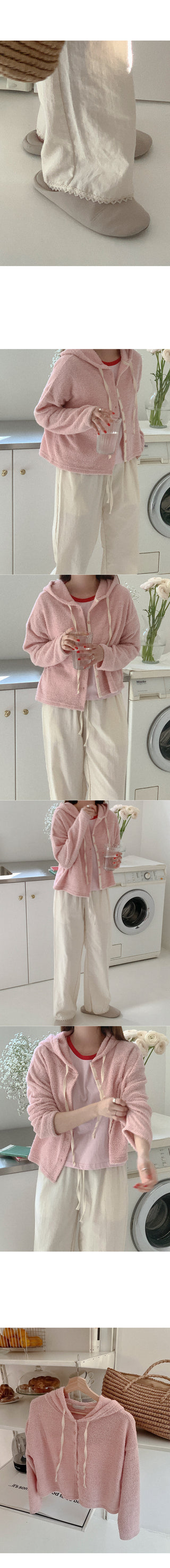 Limis Terry Hooded Cardigan