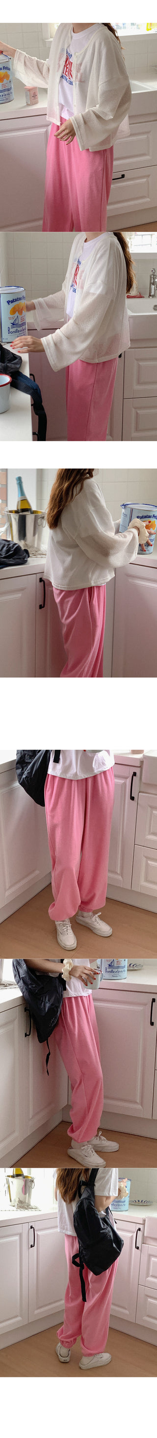 Round neck sheer cardigan