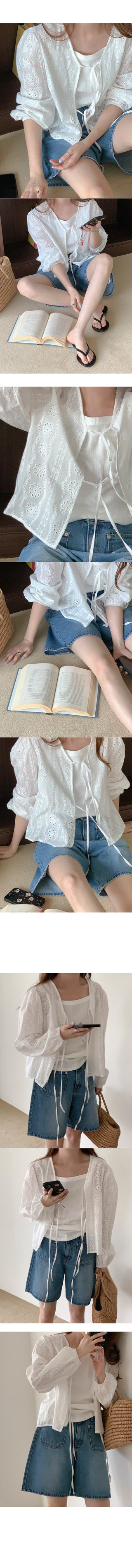Vintage eyelet blouse