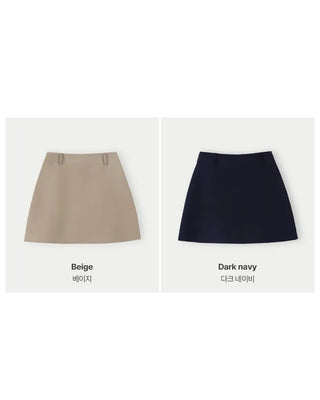 Clean Fit Mini Skirt