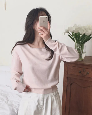 (6 colors) Chamomile Slim Knit