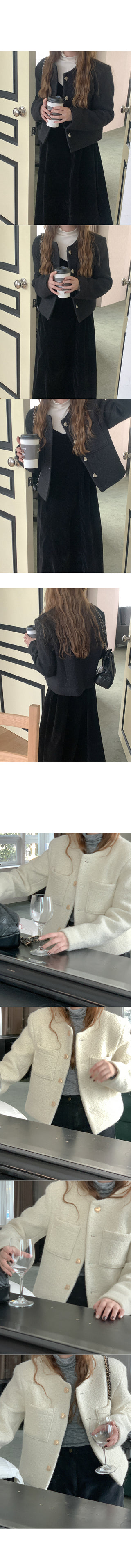 Pocket wool jacket