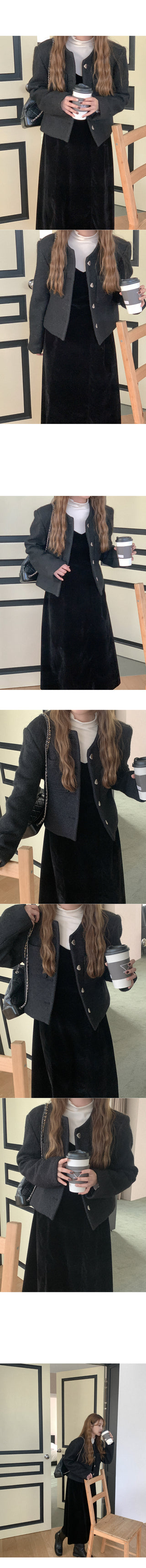 Pocket wool jacket