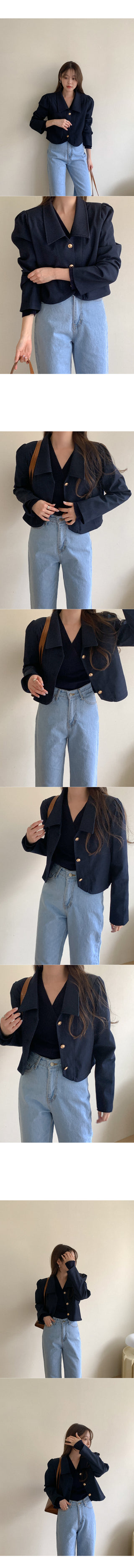 Short collar jacket