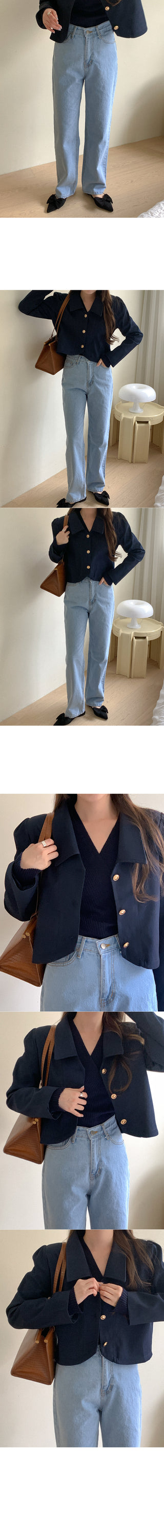 Short collar jacket