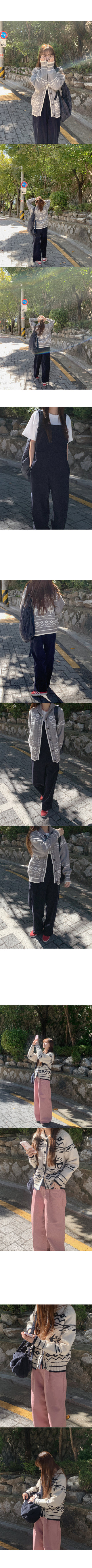 Nordic knit cardigan
