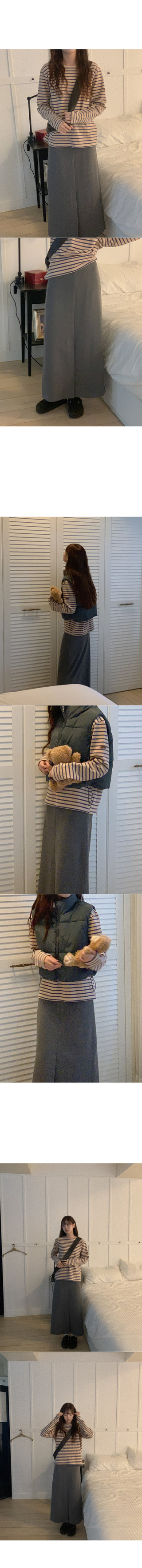 Cropped down vest