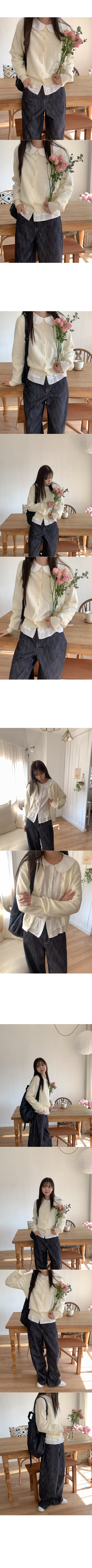 Cashmere knit cardigan