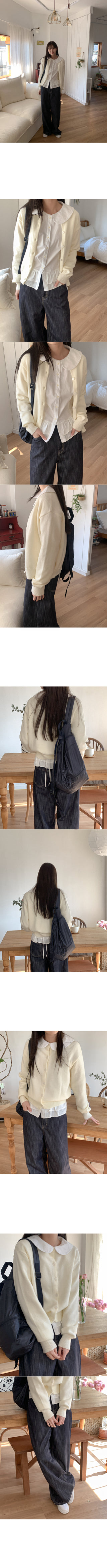 Cashmere knit cardigan