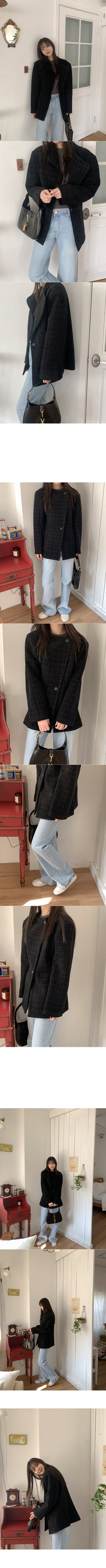 Wool tweed jacket