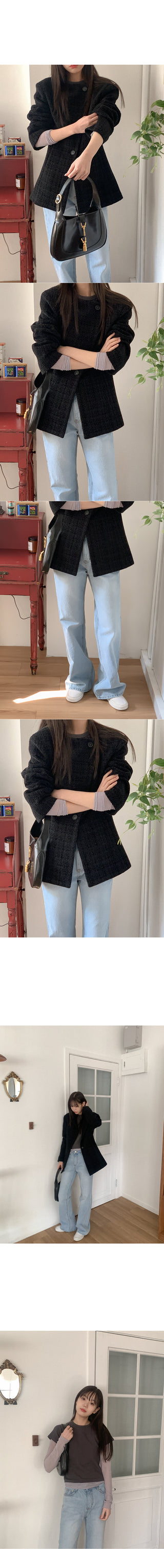 Wool tweed jacket