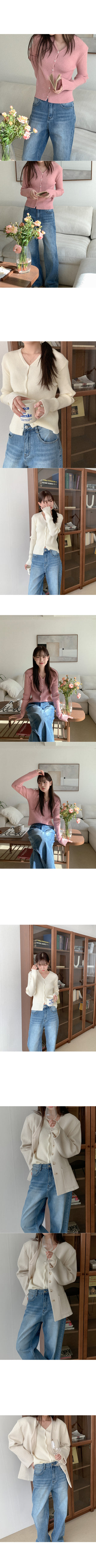 Cashmere Rib Cardigan