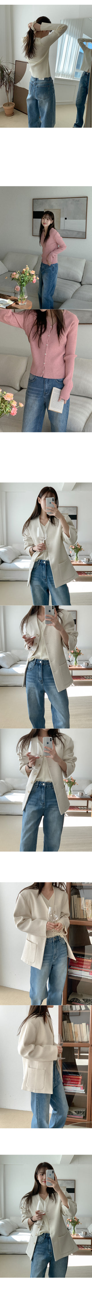 Cashmere Rib Cardigan