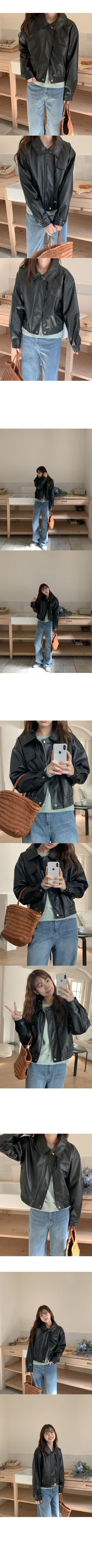 Leather Blouson/MA-1