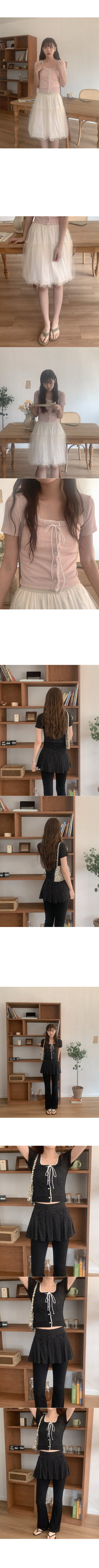 Lace Ribbon Cardigan