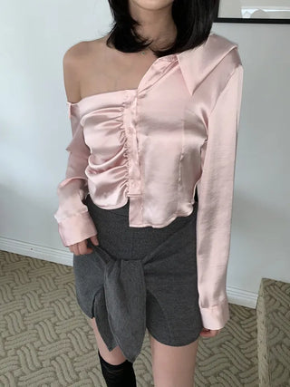 Ribbon Wrap Layered Leggings Pants