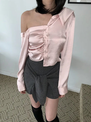 Ribbon Wrap Layered Leggings Pants