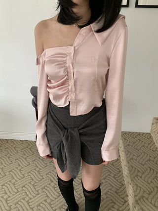 Ribbon Wrap Layered Leggings Pants