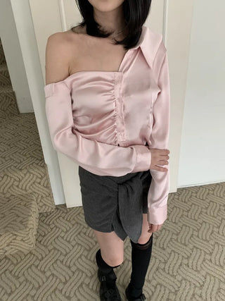 Ribbon Wrap Layered Leggings Pants