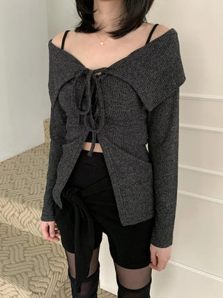 Ribbon Wrap Layered Leggings Pants