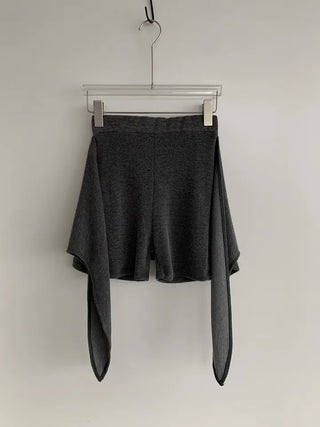 Ribbon Wrap Layered Leggings Pants