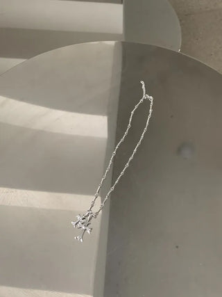 Double Cross Pendant Necklace