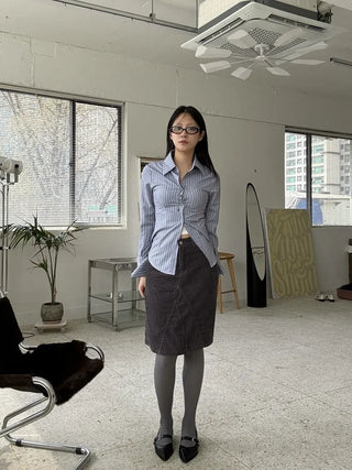 Geek Chic Thin Round Horn-Rimmed Glasses
