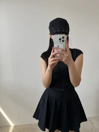 Studded Ching Hunting Cap