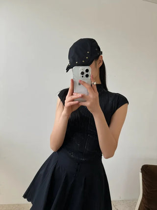 Studded Ching Hunting Cap